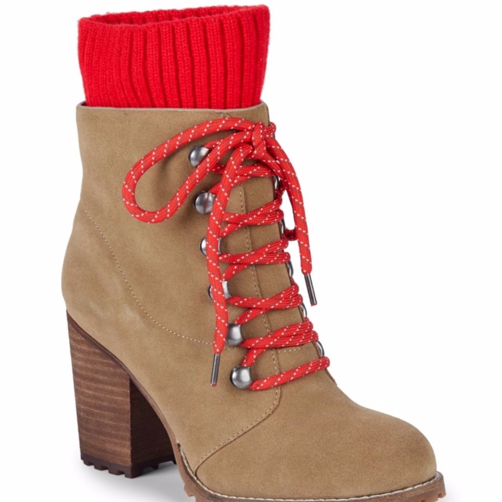 RENVY Tan Ankle Boots